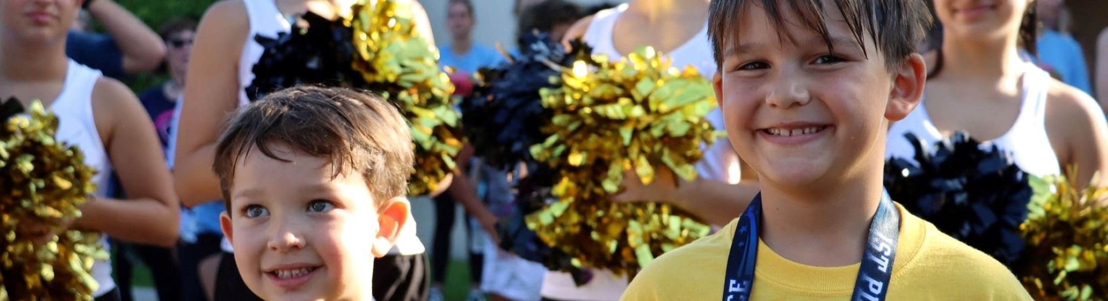 Kids at run home page